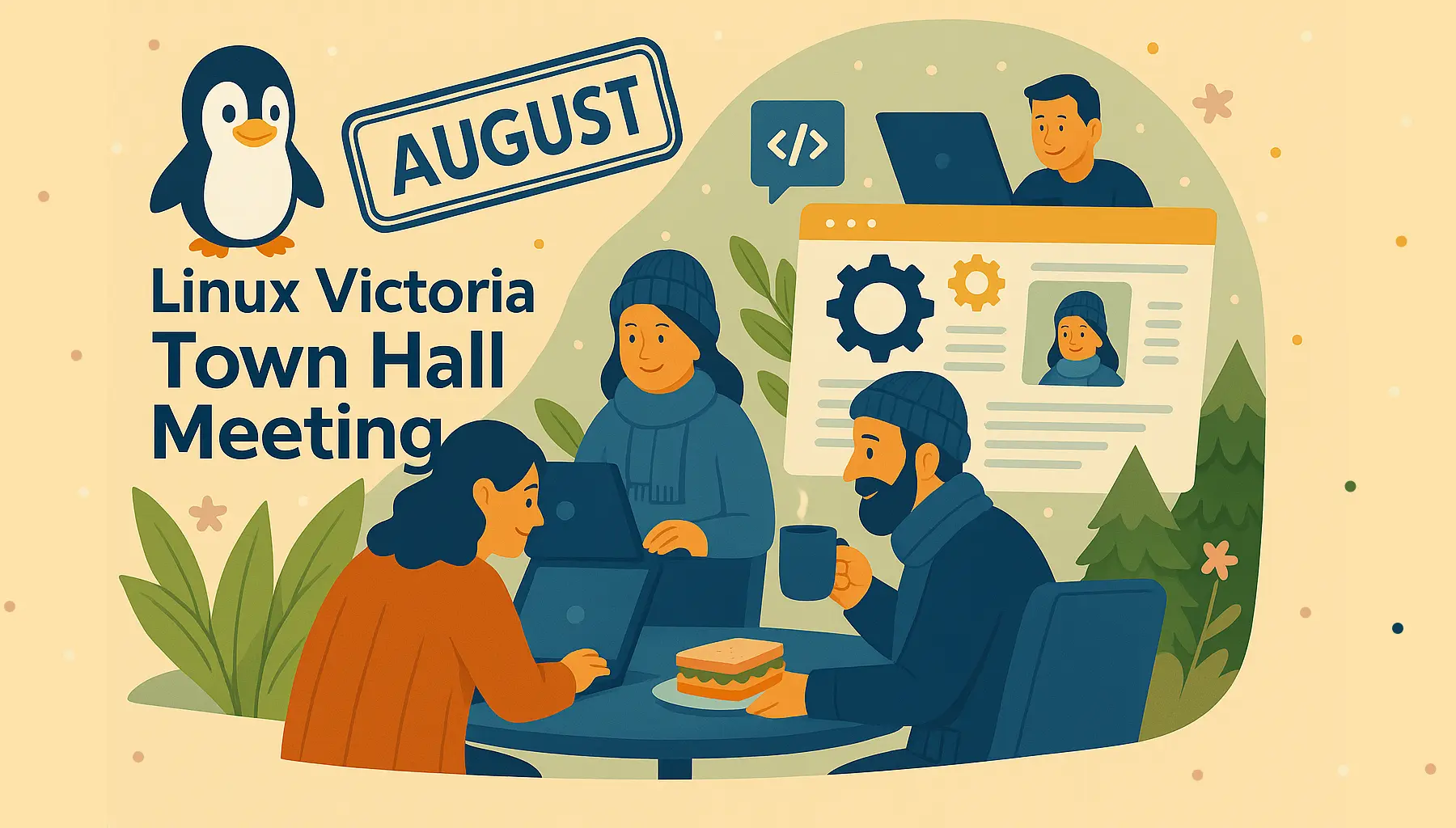 Linux Victoria - Town Hall Meeting - August