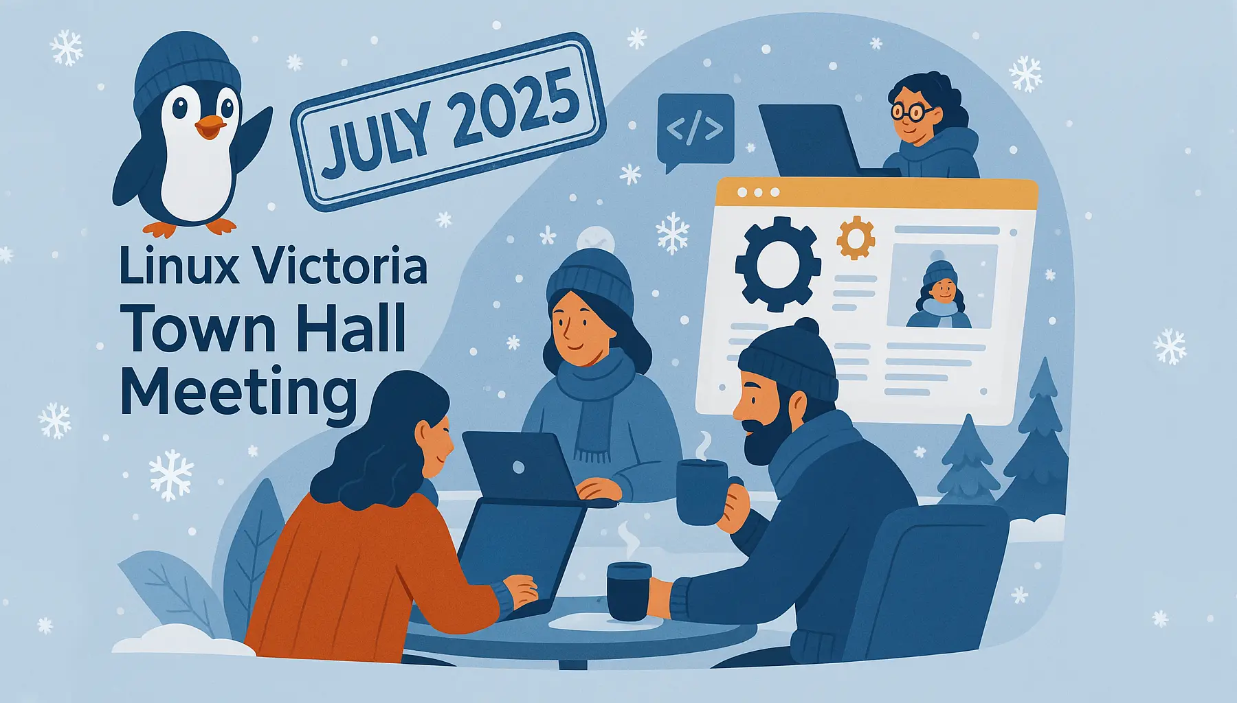 Linux Victoria - Town Hall Meeting - July