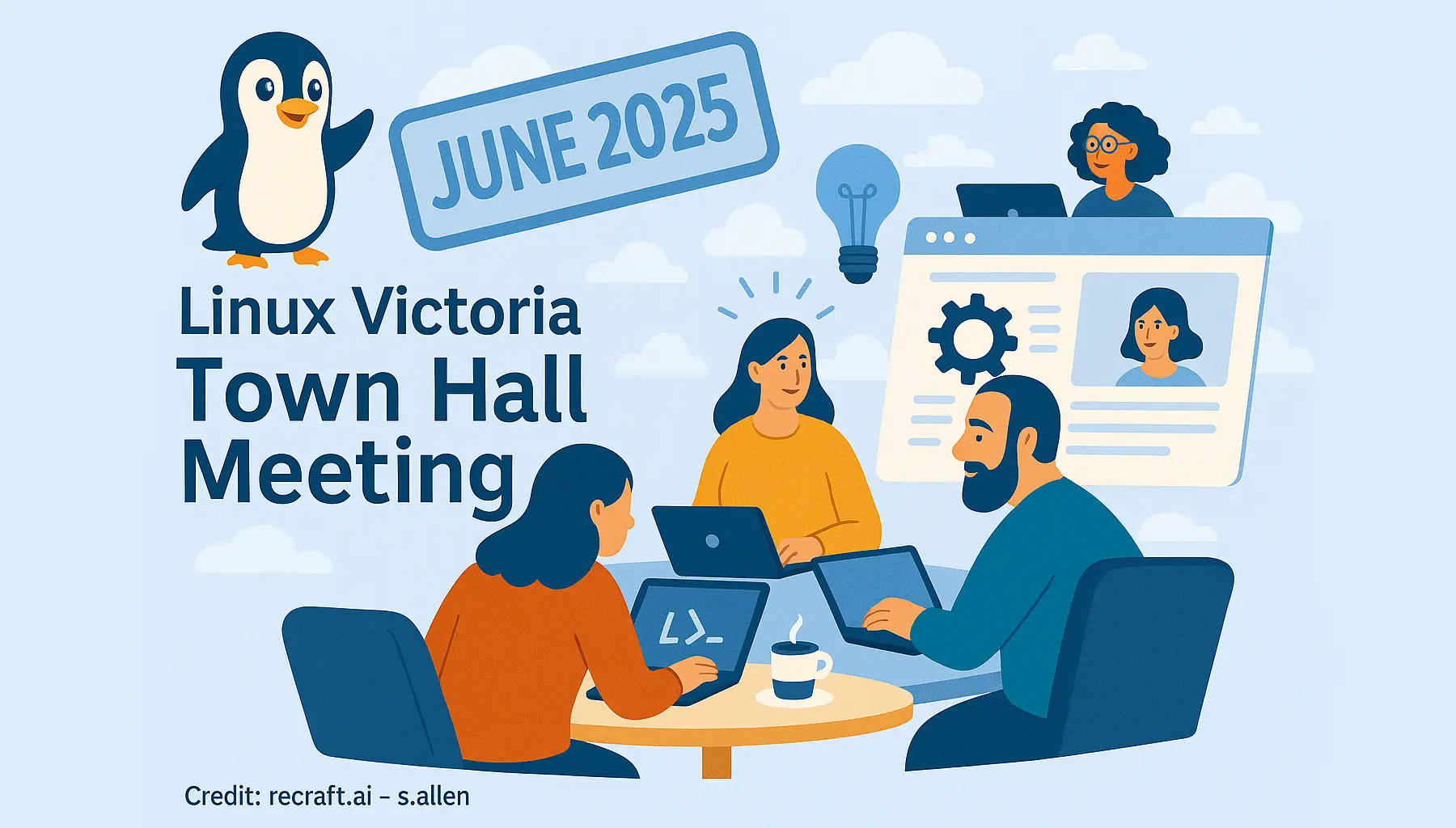 Linux Victoria - Town Hall Meeting - June